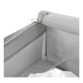 Vákuový/vystužený látkový úložný box na oblečenie 56x56x16,5 cm Granit – Compactor - Image 9