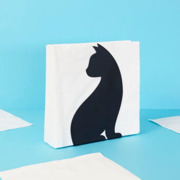Kovový držiak na obrúsky Feline – Balvi - Image 2