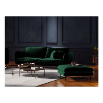 Zelená zamatová pohovka Cosmopolitan Design Vienna, 200 cm – Obrázok 6