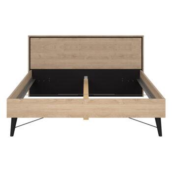 Dvojlôžková posteľ v dekore duba v prírodnej farbe 180x200 cm Ry – Tvilum – Obrázok 2