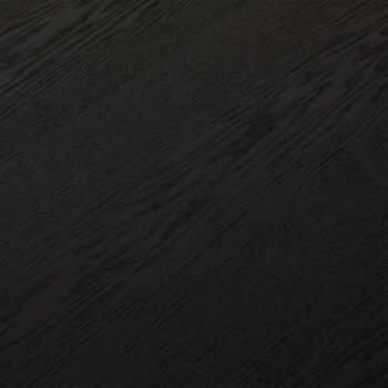 Čierny jedálenský stôl s doskou v dubovom dekore 90x180 cm Star – Furnhouse - Image 4