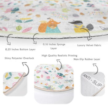 Detský koberec ø 100 cm Comfort – Mila Home - Image 8