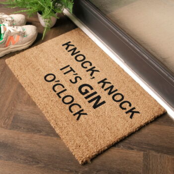 Rohožka z kokosového vlákna 40x60 cm Gin O'Clock – Artsy Doormats – Obrázok 4