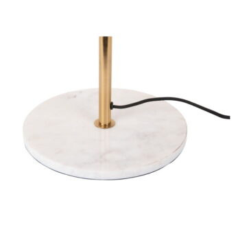 Stojacia lampa v zlatej farbe s kovovým tienidlom (výška 154 cm) Waved – Leitmotiv - Image 4