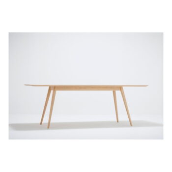 Jedálenský stôl z masívneho dubového dreva Gazzda Stafa, 220 × 90 cm - Image 6