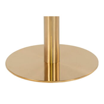 Okrúhly jedálenský stôl s doskou v dekore mramoru ø 90 cm Bolzano – House Nordic - Image 3