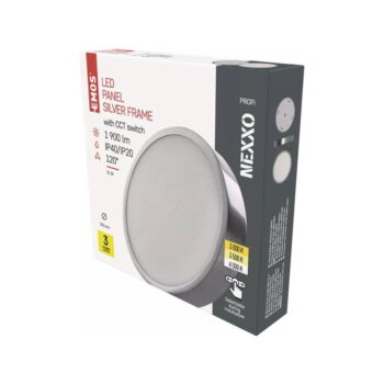 LED stropné svietidlo v lesklo striebornej farbe Nexxo - EMOS – Obrázok 2