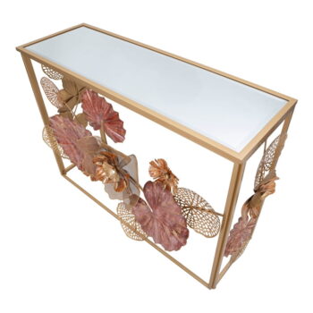 Oranžový konzolový stolík 41.5x114 cm Glam Redy – Mauro Ferretti – Obrázok 2