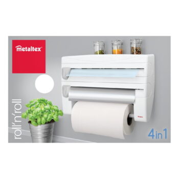Ochranný box na kuchynské utierky a ďalšie doplnky Metaltex, dĺžka 38 cm - Image 6
