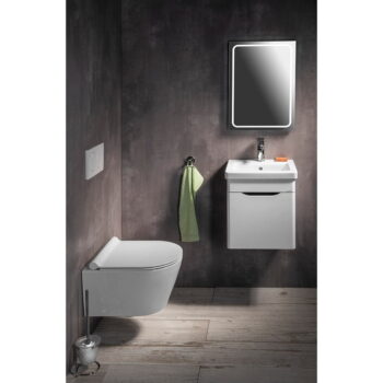 Biele keramické umývadlo 40x35 cm City – Sapho - Image 4
