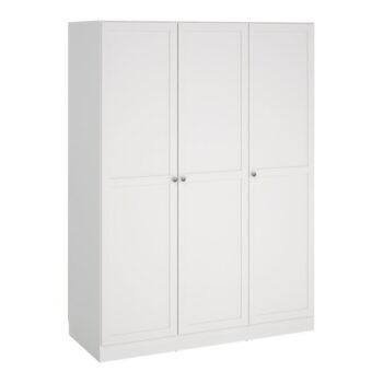 Biela šatníková skriňa 147x200 cm Billund – Tvilum – Obrázok 2