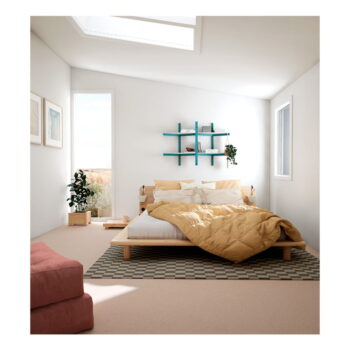 Dvojlôžková posteľ z borovicového dreva s roštom 140x200 cm Peek – Karup Design – Obrázok 3
