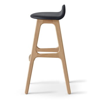 Kožená otočná barová stolička 86 cm Buck – Hammel Furniture - Image 3