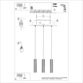 Krémové závesné svietidlo Gleam – Nice Lamps - Image 6