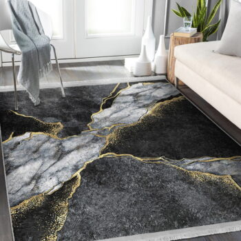 Čierny koberec 80x150 cm - Mila Home - Image 4