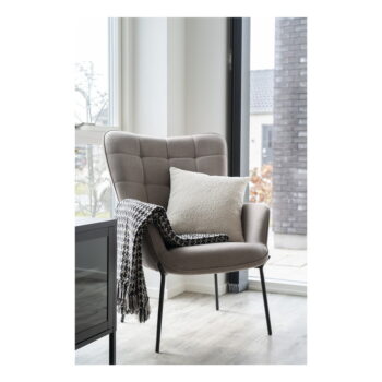 Svetlosivé kreslo ušiak Glasgow – House Nordic - Image 7