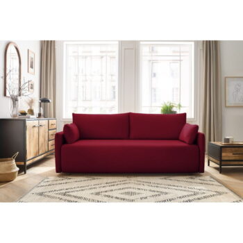Vínová rozkladacia pohovka 211 cm Marcel – Bobochic Paris – Obrázok 10