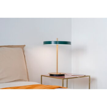 Tmavozelená LED stolová lampa so stmievačom s kovovým tienidlom (výška  41,5 cm) Asteria Table – UMAGE – Obrázok 3