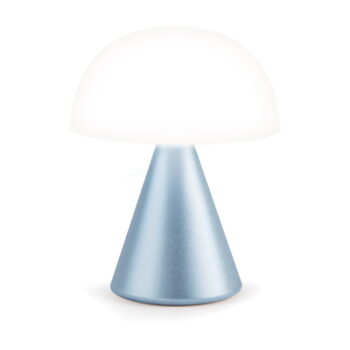 Bielo-svetlomodrá LED stolná lampa (výška 17 cm) Mina L – Lexon – Obrázok 6