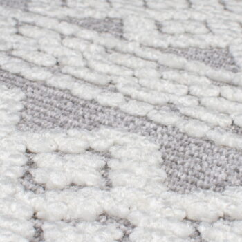 Sivý umývateľný behúň zo ženilky 60x240 cm Jhansi – Flair Rugs - Image 5