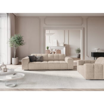 Béžová pohovka 204 cm Chicago – Cosmopolitan Design – Obrázok 5
