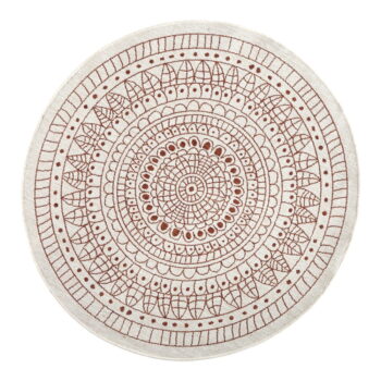 Červený vonkajší koberec NORTHRUGS Porto, ø 140 cm - Image 4