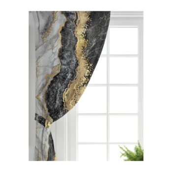 Závesy v čierno-zlatej farbe v súprave 2 ks 140x260 cm - Mila Home - Image 3