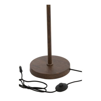 Tmavohnedá stojacia lampa s textilným tienidlom (výška  159 cm) Dania – Light & Living - Image 5