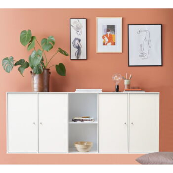 Biela nástenná komoda Hammel Mistral Kubus, 169 x 69 cm – Obrázok 2