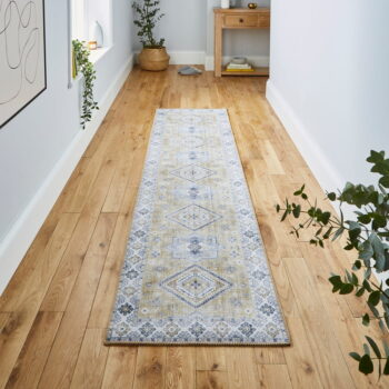 Sivý/béžový koberec behúň 225x60 cm Topaz - Think Rugs - Image 2