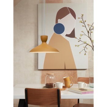 Oranžové závesné svietidlo s kovovým tienidlom ø 40 cm Hanover – it's about RoMi - Image 10