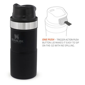Čierny termo hrnček 350 ml – Stanley - Image 4