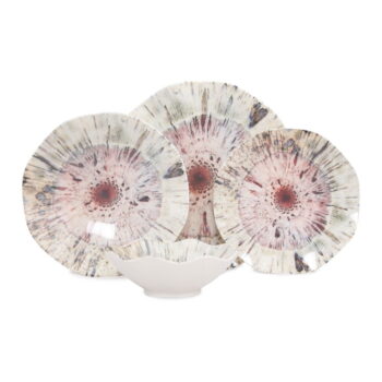 24-dielna súprava porcelánového riadu Güral Porselen Blossom - Image 6
