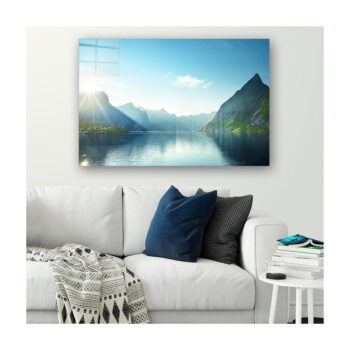 Sklenený obraz 70x50 cm Fjord - Wallity - Image 2