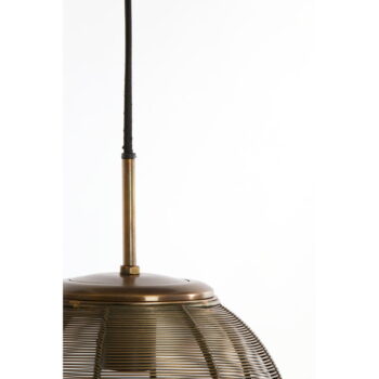 Závesné svietidlo v bronzovej farbe s kovovým tienidlom ø 26 cm Yaelle – Light & Living - Image 6