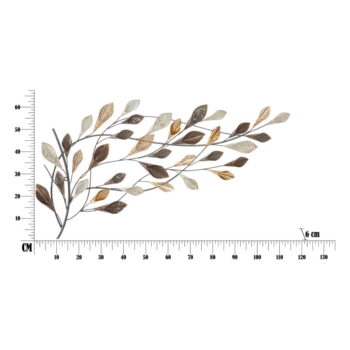 Bielo-hnedá nástenná dekorácia Mauro Ferretti Ramo, šírka 115,5 cm - Image 6