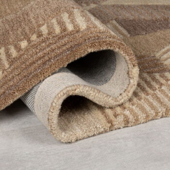 Hnedý ručne tkaný vlnený koberec 200x290 cm Moda Asher – Flair Rugs - Image 3