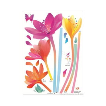 Sada samolepiek Ambiance Rainbow Flowers - Image 3