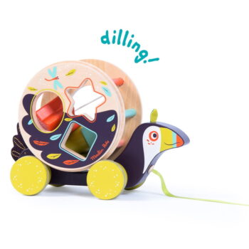 Ťahacia hračka Toucan – Moulin Roty - Image 4