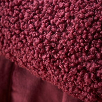 Červená deka z mikroplyšu 130x170 cm Velvet Boucle – Catherine Lansfield – Obrázok 2