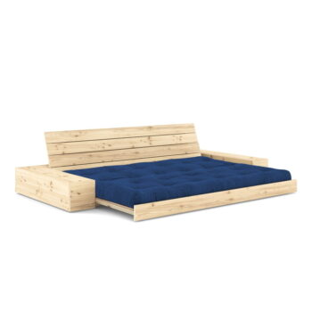 Modrá menčestrová rozkladacia pohovka 244 cm Base – Karup Design - Image 3