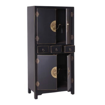 Čierna skrinka 63x131 cm Oriente – Ixia – Obrázok 2