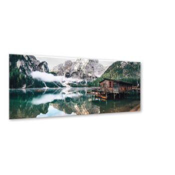 Sklenený obraz Styler Tyrol Lake, 50 x 125 cm – Obrázok 3