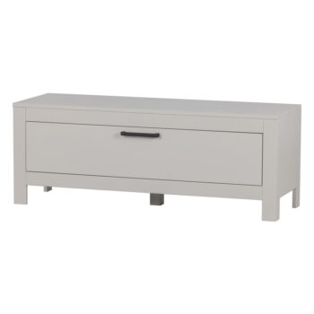 Svetlosivý TV stolík z borovicového dreva 120x45 cm Bonk – Basiclabel - Image 3