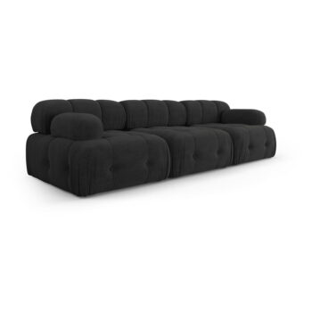Čierna pohovka 288 cm Ferento – Cosmopolitan Design – Obrázok 3