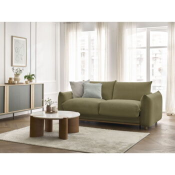 Zelená rozkladacia pohovka 214 cm Ernest – Bobochic Paris – Obrázok 11