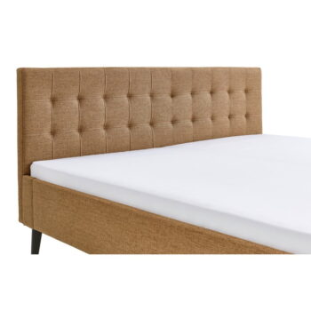 Hnedá čalúnená dvojlôžková posteľ 180x200 cm Empire – Meise Möbel – Obrázok 7