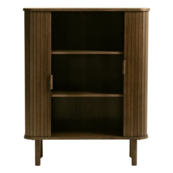 Hnedá skrinka v dekore duba s posuvnými dverami 113x90 cm Cavo – Unique Furniture – Obrázok 3