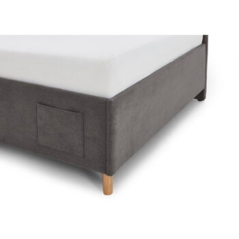 Antracitová rohová detská posteľ s úložným priestorom 90x200 cm Cool – Meise Möbel – Obrázok 5