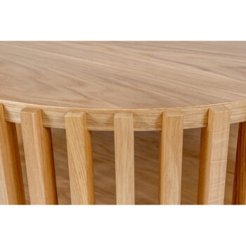 Konferenčný stolík z dubového dreva Woodman Drum, ø 83 cm – Obrázok 5